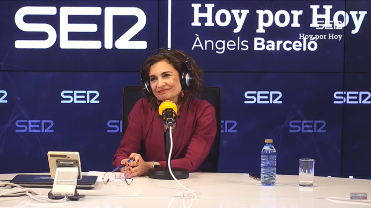 María Jesús Montero en 'Hoy por Hoy'