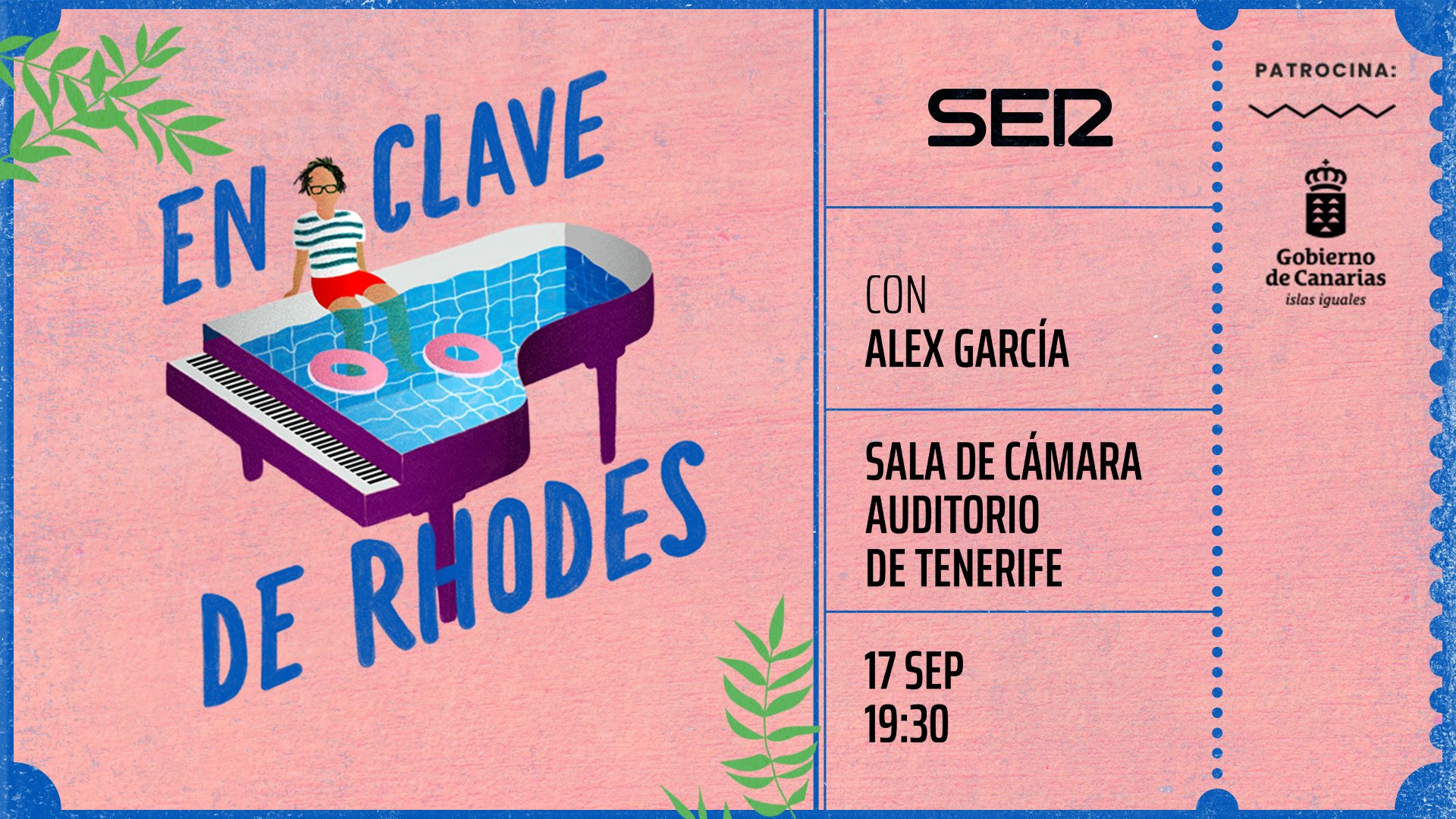 'En Clave de Rhodes' llega a Tenerife con Álex García como invitado