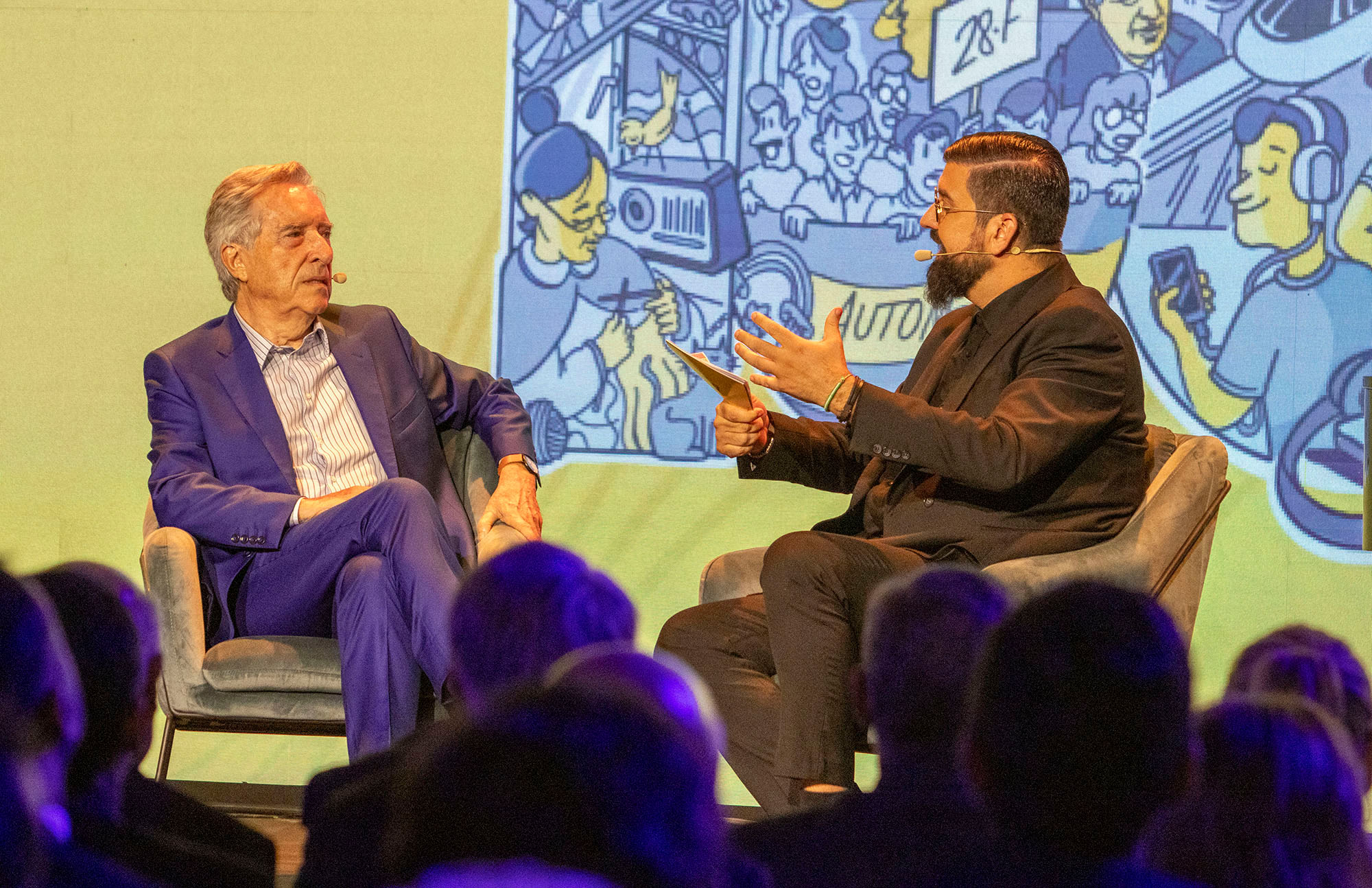  Iñaki Gabilondo y Manu Sánchez en el Centenario de Radio Sevilla