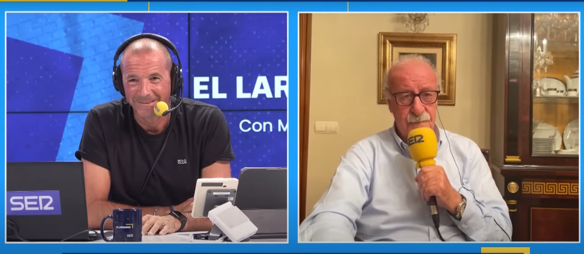 Vicente del Bosque en 'El Larguero'