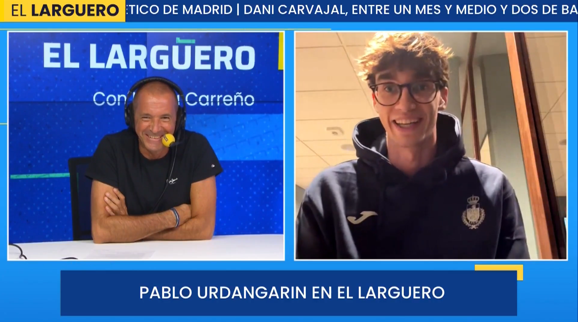 Pablo Urdangarín, en El Larguero