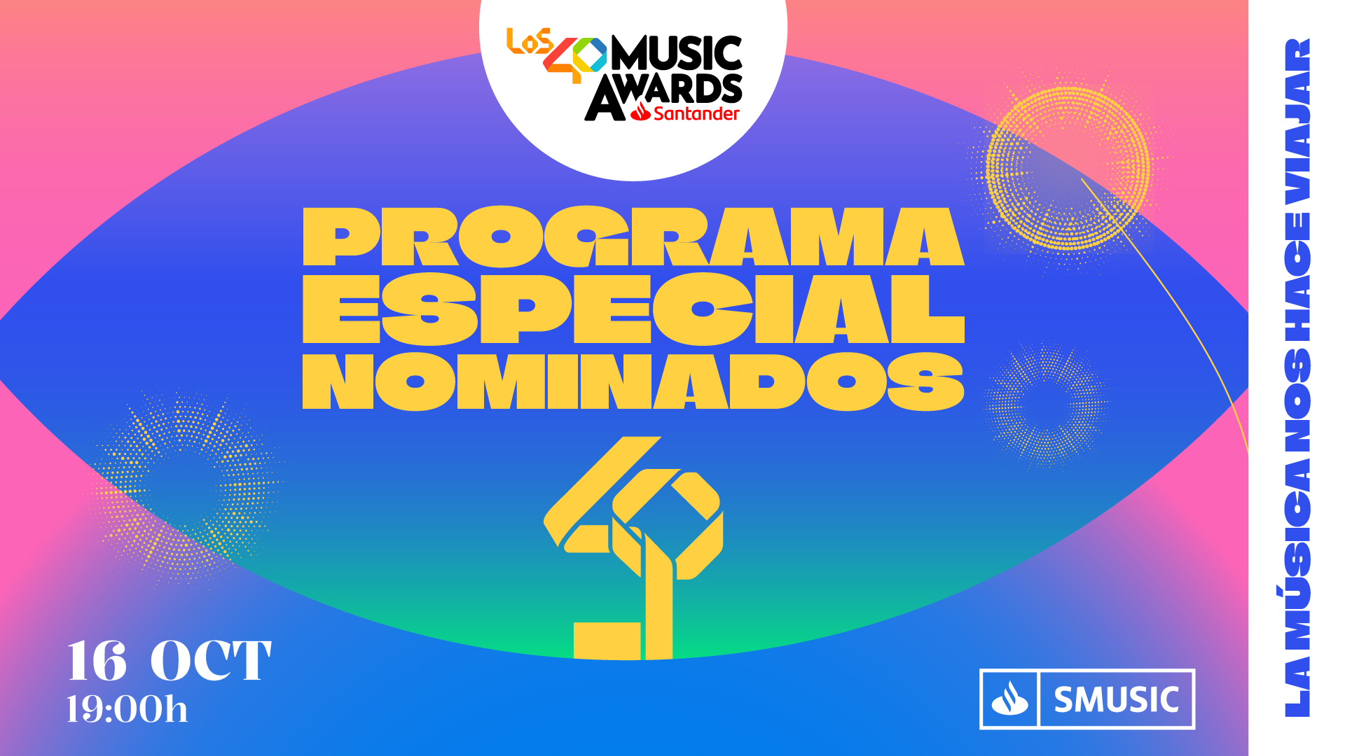 Programa especial nominados LOS40 Music Awards Santander 2025