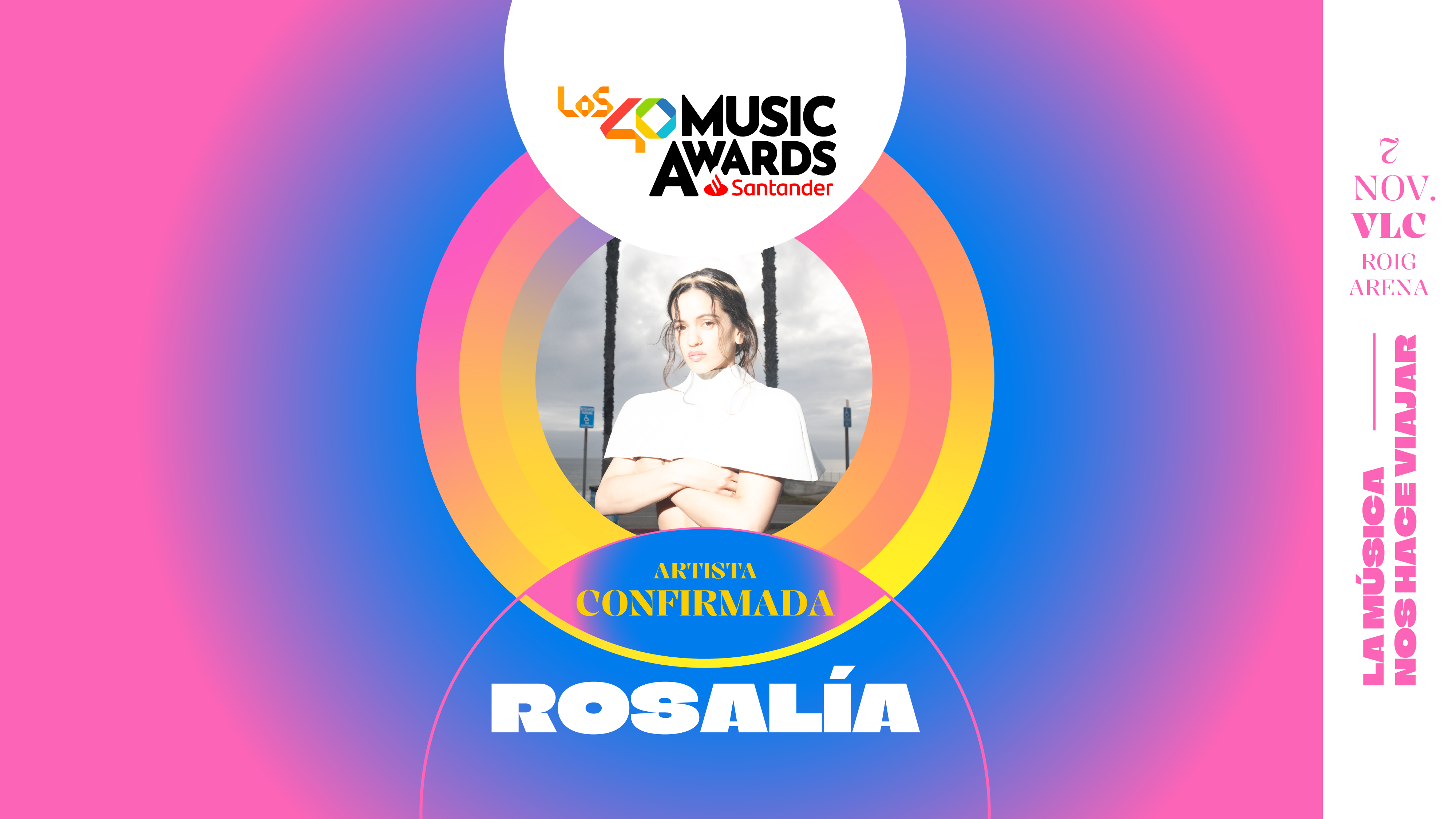 Rosalía, actuará en LOS40 Music Awards Santander 2025