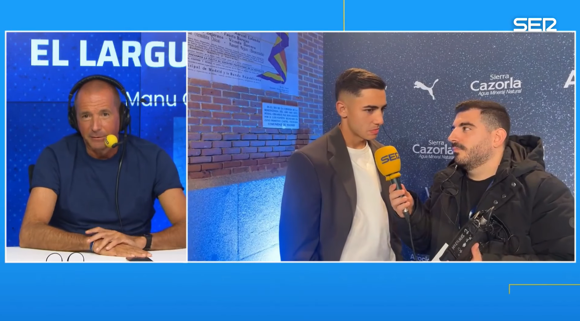 Yeremay en una entrevista en El Larguero