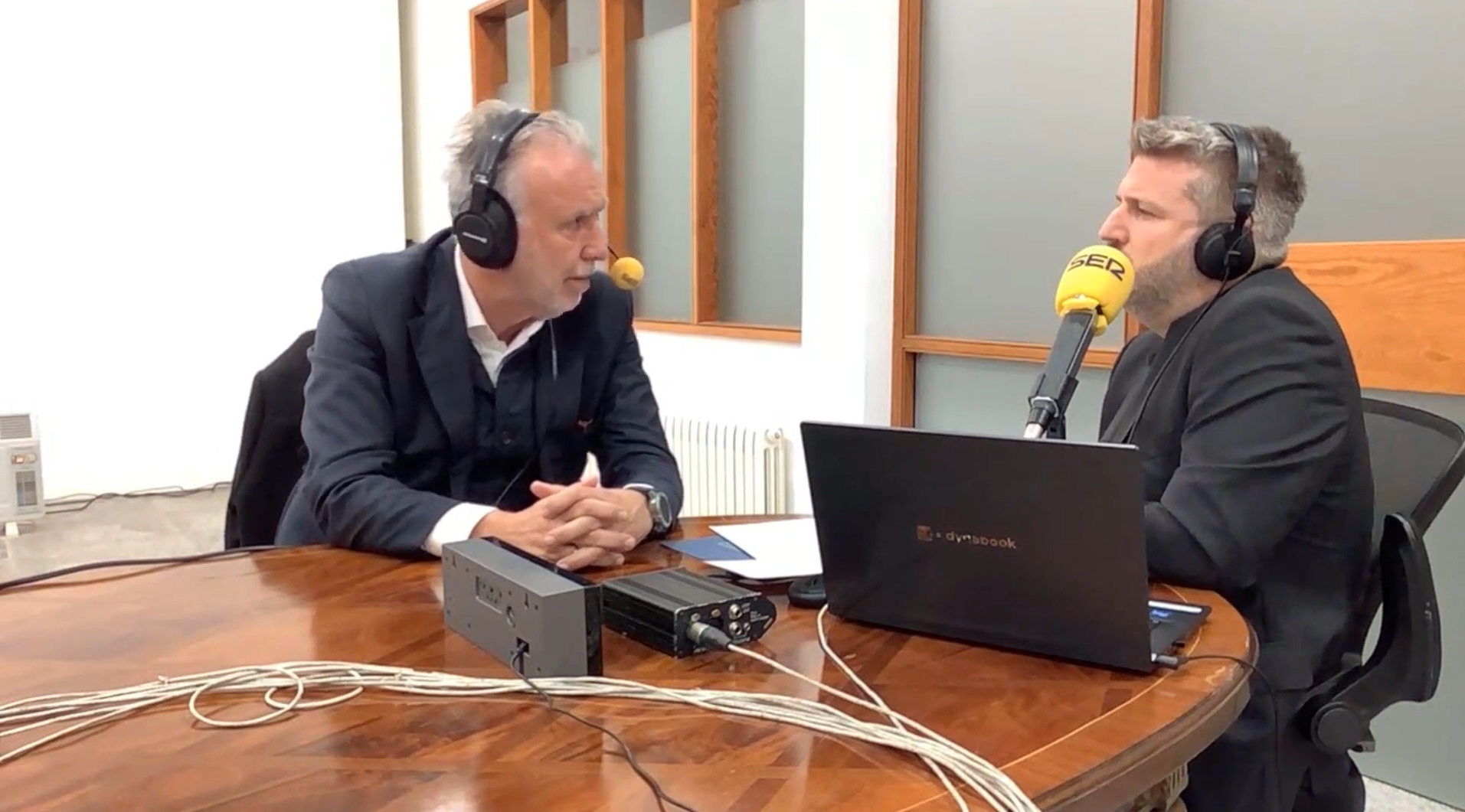 Ángel Víctor Torres, en una entrevista de Hora 25 desde Cuelgamuros