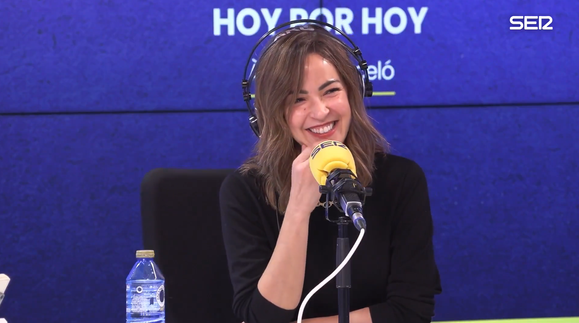 Verónica Sánchez en una entrevista en Hoy por Hoy