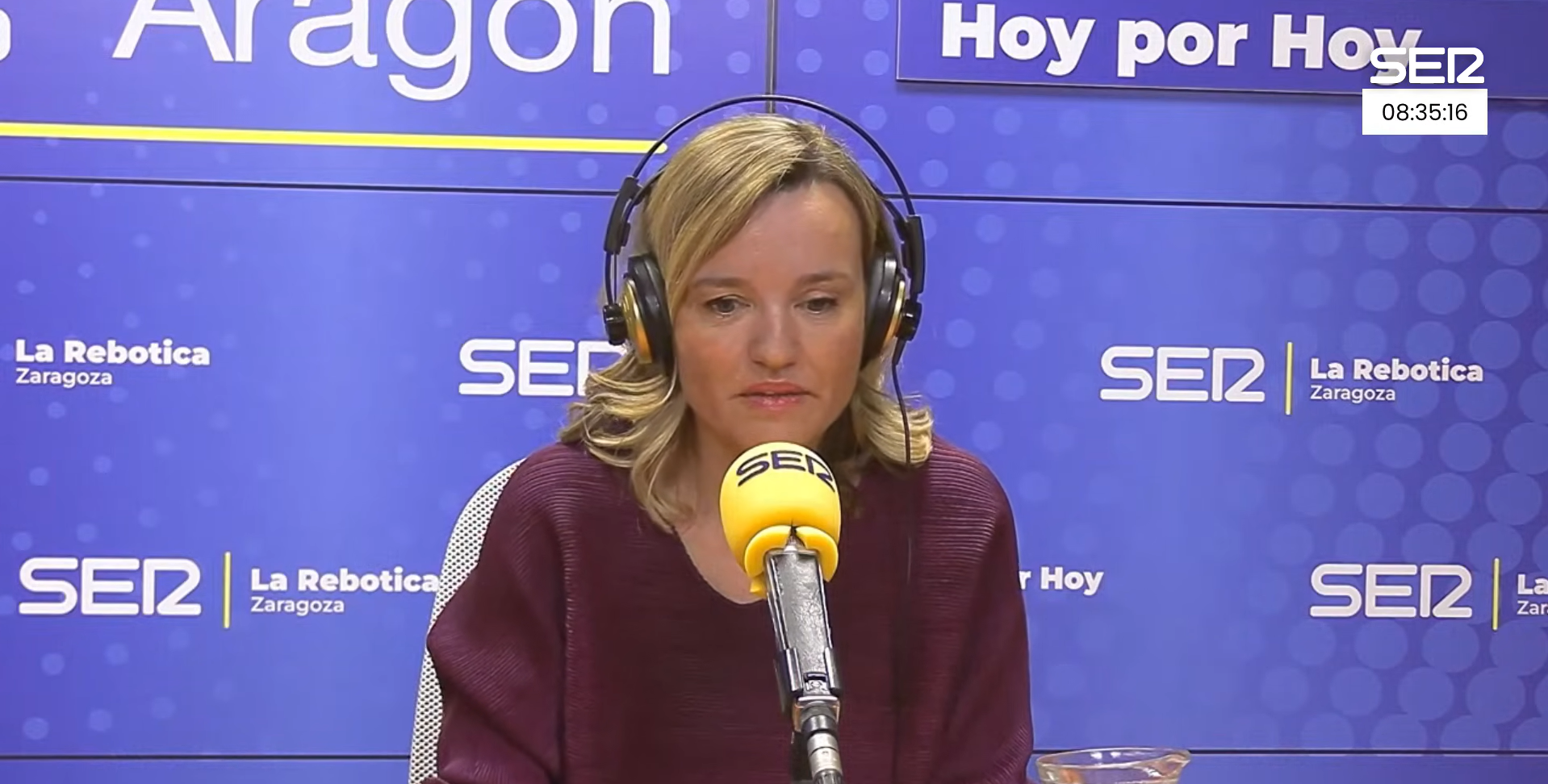 Pilar Alegría en Hoy por Hoy