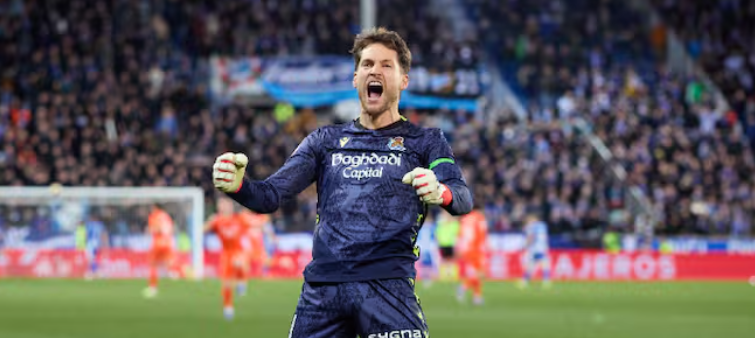 Álex Remiro en 'El Larguero'