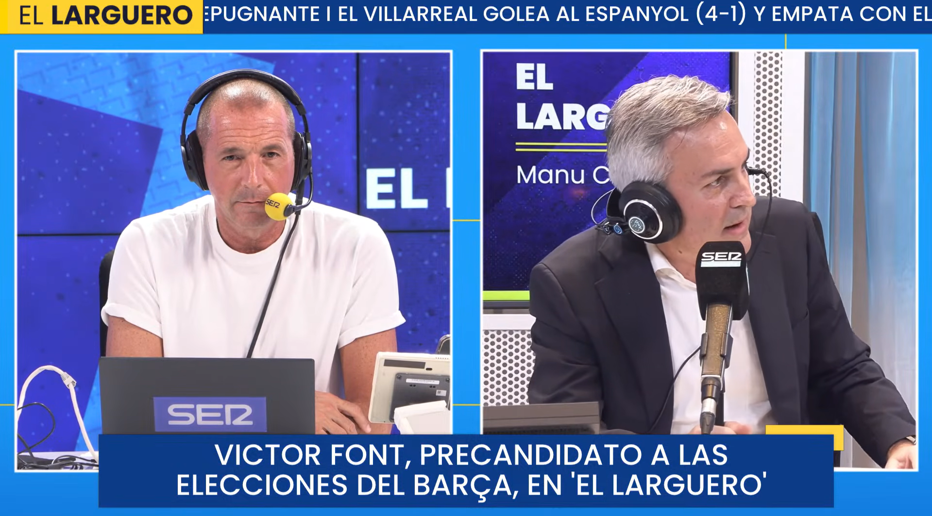 Víctor Font en El Larguero