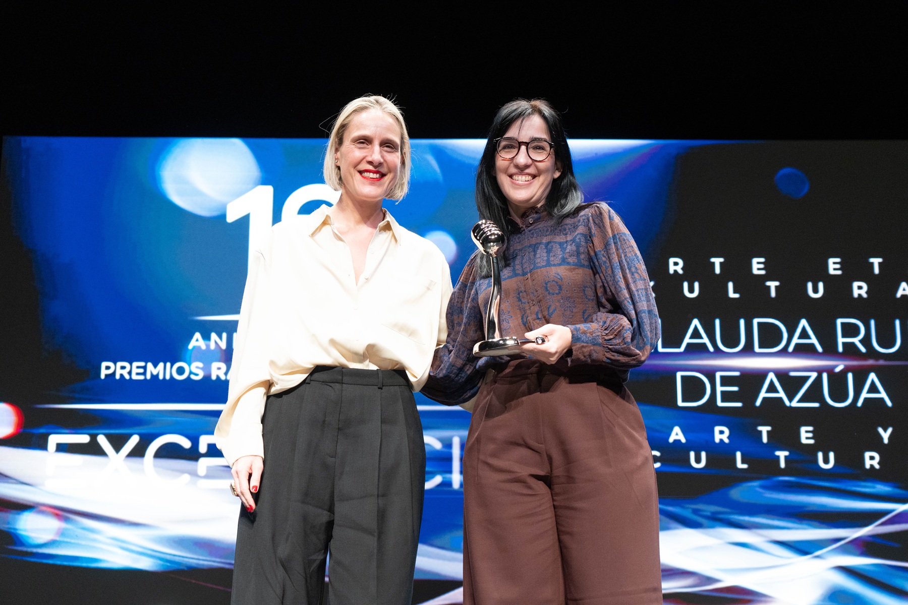 Alauda Ruiz de Azúa en los Premios Radio Bilbao a la Excelencia