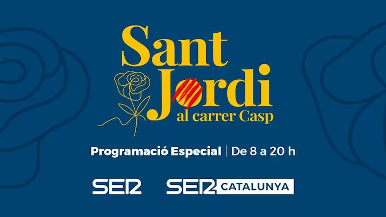 Programación especial de la Cadena SER en Barcelona por Sant Jordi