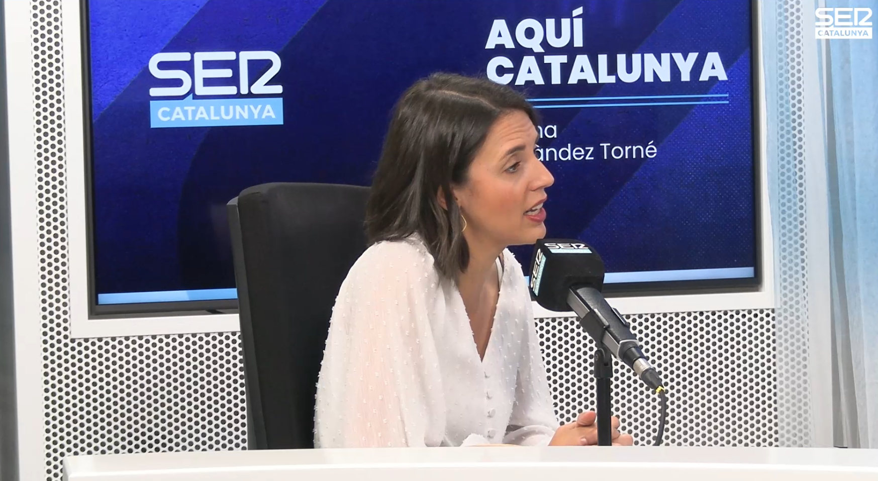 Irene Montero en Aquí Catalunya