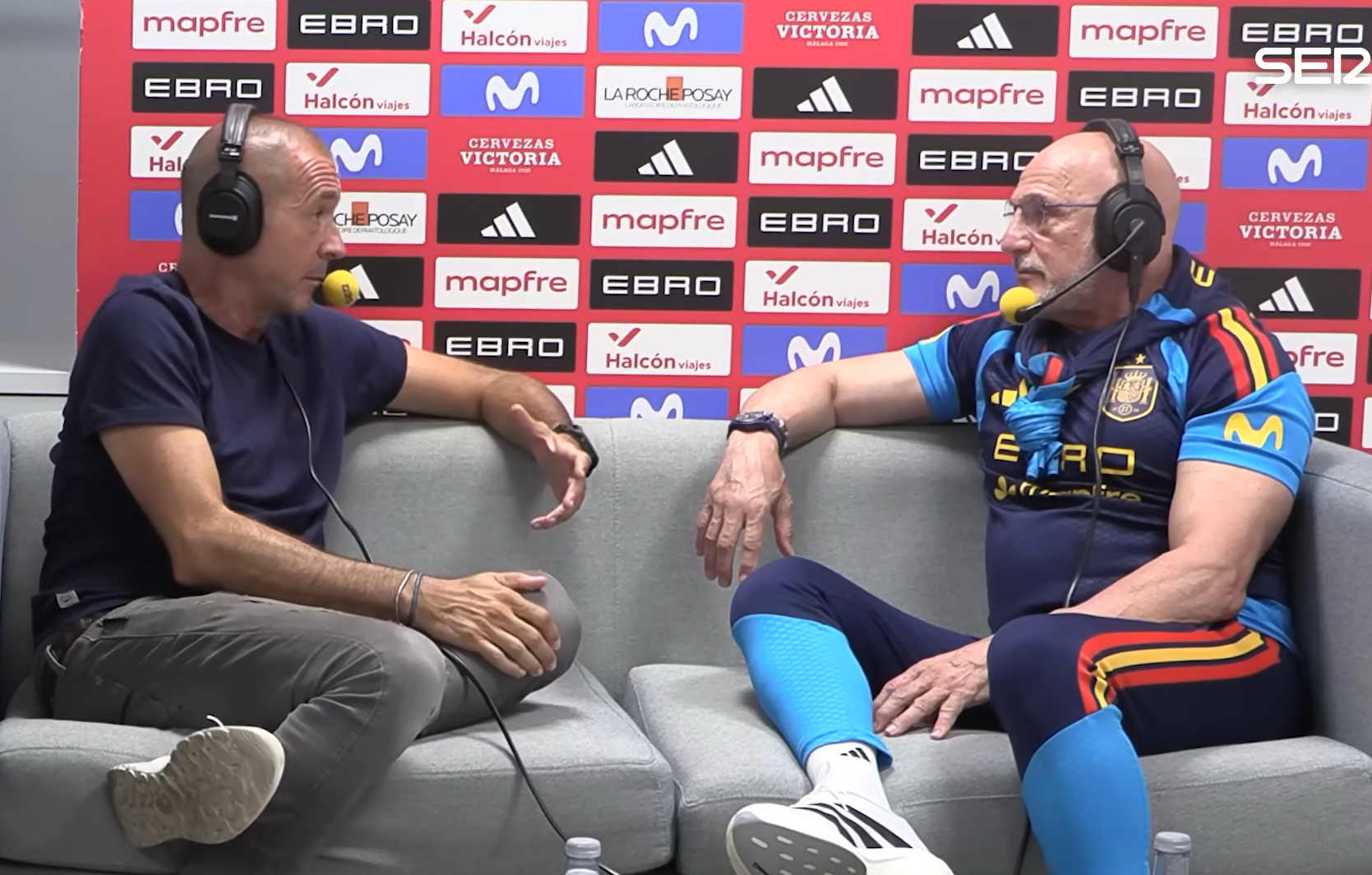 Manu Carreño entrevista a Luis de la Fuente en El Larguero