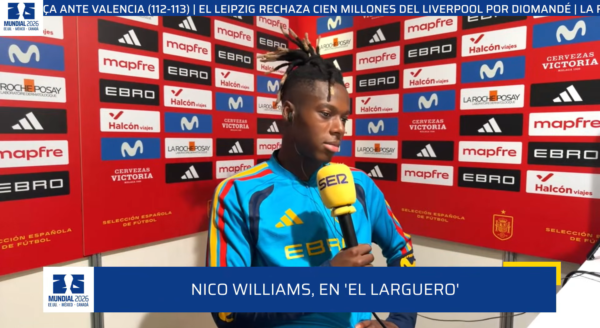 Nico Williams en El Larguero