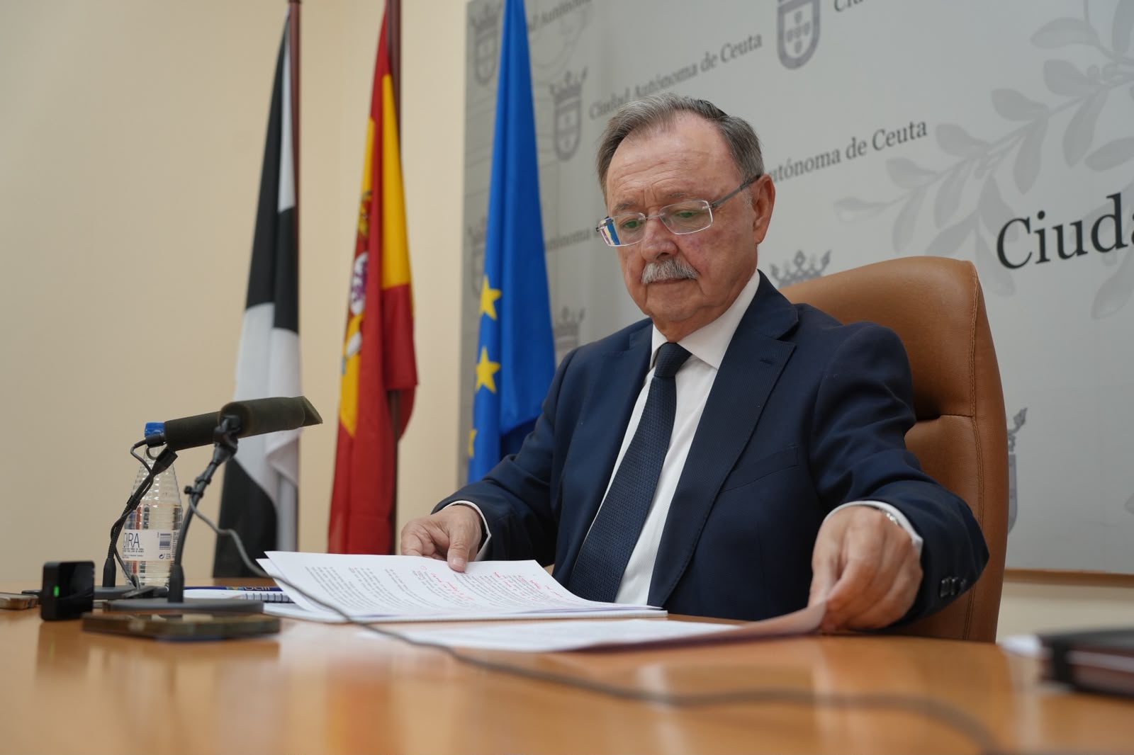 Juan Jesús Vivas, presidente de Ceuta