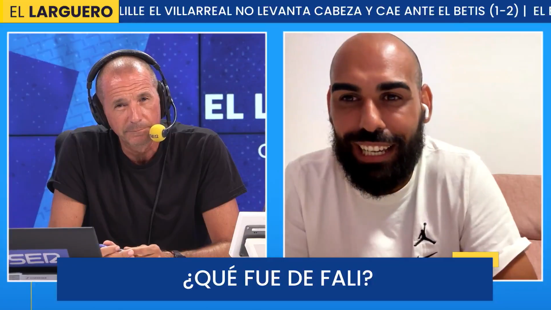 Manu Carreño entrevista a Fali en El Larguero